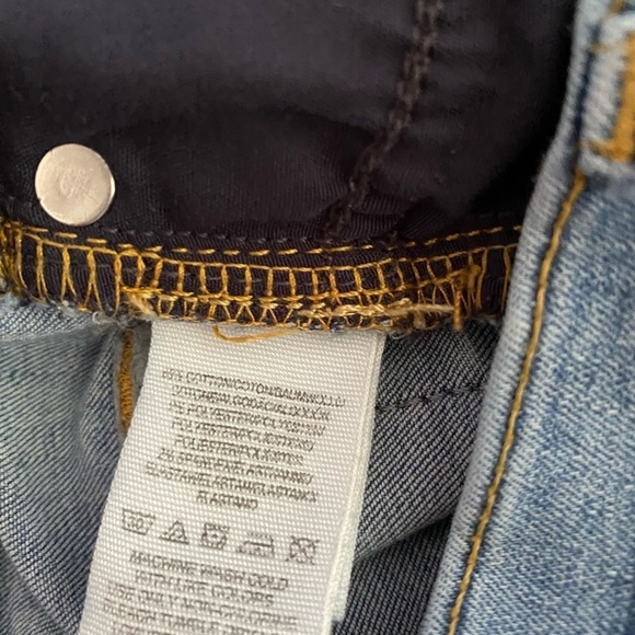 Free People Skinny High Rise Distressed Busted Knee Jeans Size 28 - Picture 8 of 8